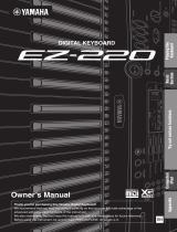 Yamaha EZ220 Lighted 61 Key Portable Keyboard Bedienungsanleitung