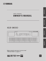 Yamaha EZ300 61 Full-Size Lighted Touch Sensitive Keyboard Bedienungsanleitung