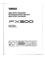 Yamaha FX500 Bedienungsanleitung