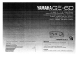 Yamaha GE-60 Bedienungsanleitung