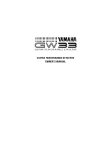 Yamaha GW33 Bedienungsanleitung