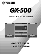 Yamaha GX-500 Benutzerhandbuch
