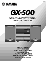 Yamaha GX-500RDS Bedienungsanleitung