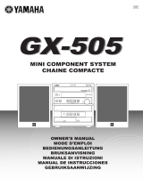 Yamaha GX-505RDS Bedienungsanleitung