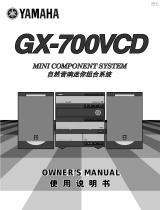 Yamaha GX-700VCD Bedienungsanleitung