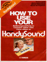 Yamaha HandySound HS-501 Bedienungsanleitung