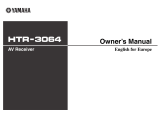 Yamaha HTR-3064 Bedienungsanleitung