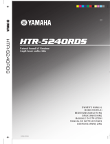 Yamaha HTR-5240RDS Benutzerhandbuch