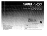 Yamaha K-07 Bedienungsanleitung
