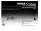 Yamaha K-222 Bedienungsanleitung