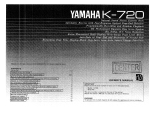 Yamaha K-720 Bedienungsanleitung