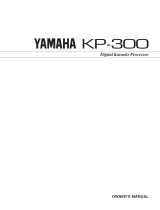 Yamaha KP-300 Bedienungsanleitung