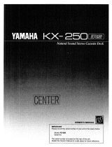 Yamaha KX-250 Bedienungsanleitung