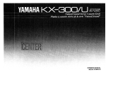 Yamaha KX-300U Bedienungsanleitung