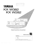 Yamaha KX-W282 Bedienungsanleitung