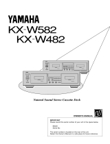 Yamaha KX W582 Benutzerhandbuch