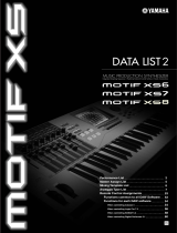 Yamaha Motif XS Datenblatt