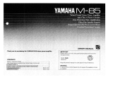 Yamaha M-85 Bedienungsanleitung