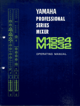 Yamaha M1524 M1532 Bedienungsanleitung