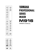 Yamaha M916 Bedienungsanleitung