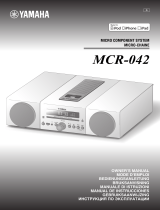 Yamaha MCR-042 White Benutzerhandbuch