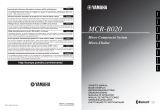 Yamaha MCR-B020 White Benutzerhandbuch