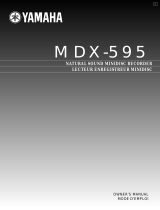 Yamaha MDX-595 Benutzerhandbuch
