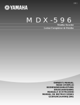 Yamaha MDX-596 Bedienungsanleitung