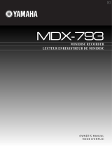 Yamaha MDX-793 Bedienungsanleitung