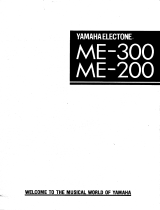 Yamaha ME-200 Bedienungsanleitung