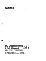 Yamaha MEP4 Bedienungsanleitung