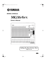 Yamaha MG 6FX Benutzerhandbuch