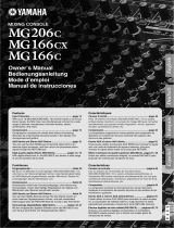 Yamaha MG166CX Bedienungsanleitung