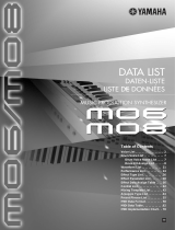 Yamaha MO8 Datenblatt
