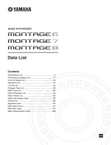 Yamaha MONTAGE6 Datenblatt