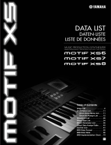 Yamaha Motif XS Datenblatt