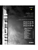 Yamaha MOTIF7 Datenblatt