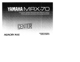 Yamaha MRX-70 Bedienungsanleitung