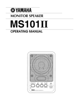 Yamaha MS101II Benutzerhandbuch