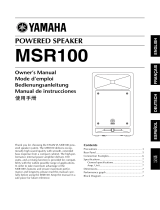 Yamaha MSR100 Benutzerhandbuch