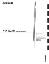Yamaha MSR250 Benutzerhandbuch