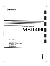 Yamaha MSR400 Bedienungsanleitung