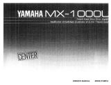 Yamaha MX-1000 Bedienungsanleitung