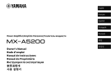 Yamaha MX-A5200 Bedienungsanleitung