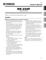 Yamaha NS-225F Benutzerhandbuch