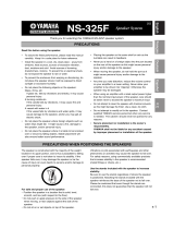 Yamaha NS-325F Benutzerhandbuch