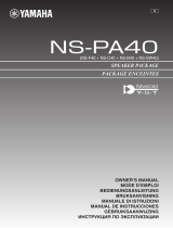 Yamaha NS-PA40 White Benutzerhandbuch