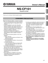 Yamaha NS-CF101 Bedienungsanleitung