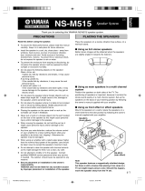 Yamaha NS-M515 Benutzerhandbuch