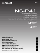 Yamaha NSP41 (6PCS) Bedienungsanleitung